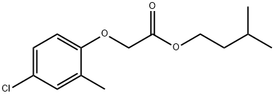 isopentyl (4-chloro-2-methylphenoxy)acetate 结构式
