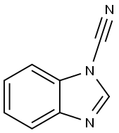 1H-Benzimidazole-1-carbonitrile(9CI) 化学構造式