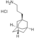 1-(3-Aminopropyl)adamantane hydrochloride 化学構造式