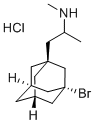 3-Bromo-1-(2-methylaminopropyl)adamantane hydrochloride Struktur