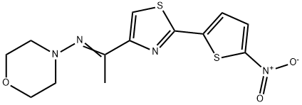 N-(1-(2-(5-Nitro-2-thienyl)-4-thiazolyl)ethylidene)-4-morpholinamine|