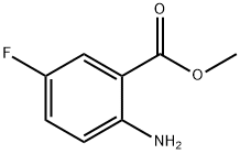 2-Amino-5-fluorobenzoic acid methyl ester Structure