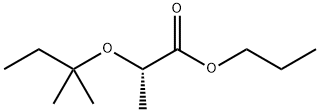 Propanoic acid, 2-(1,1-dimethylpropoxy)-, propyl ester, (2S)- Structure