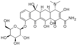 TETRACYCLINE 10-O-B-D-GALACTOPYRANOSIDE Structure