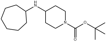 4-(环庚氨基)哌啶-1-羧酸叔丁酯, 319427-80-0, 结构式