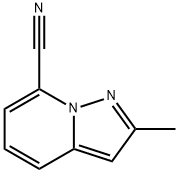 Pyrazolo[1,5-a]pyridine-7-carbonitrile,  2-methyl- 结构式