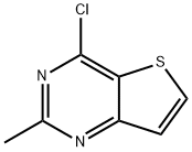 Thieno[3,2-d]pyrimidine, 4-chloro-2-methyl- Structure