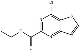 Ethyl 4-chlorothieno[3,2-d]pyrimidine-2-carboxylate Structure