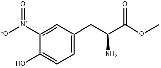 L-3-硝基酪氨酸甲酯, 3195-65-1, 结构式