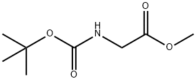 BOC-甘氨酸甲酯, 31954-27-5, 结构式