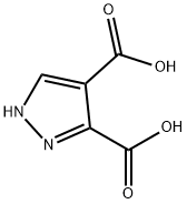 1H-ピラゾール-3,4-二カルボン酸 化学構造式