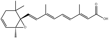 Retinoic acid, 5,6-dihydro-3,4-didehydro-5,6-epoxy-, all-trans-,31979-12-1,结构式