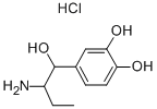 Α-エチルノルエピネフリン塩酸塩(MIXTURE OF DIASTEREOMERS) 化学構造式