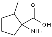1-AMINO-2-METHYLCYCLOPENTANECARBOXYLIC ACID 化学構造式