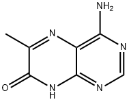 7(1H)-Pteridinone,4-amino-6-methyl-(9CI),31992-21-9,结构式