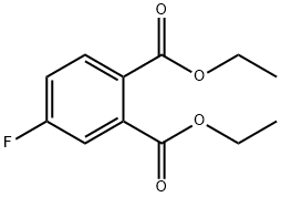 diethyl 4-fluorobenzene-1,2-dicarboxylate 化学構造式