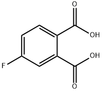 4-フルオロフタル酸 化学構造式