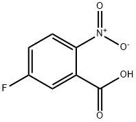 5-フルオロ-2-ニトロ安息香酸 化学構造式