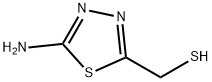 2-氨基-1,3,4-噻二唑-5-甲硫醇 结构式