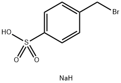 4-(ブロモメチル)ベンゼンスルホン酸ナトリウム 化学構造式