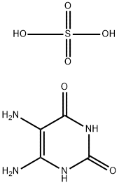 5,6-ジアミノウラシル硫酸塩 化学構造式