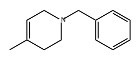 1-苄基-4-甲基-1,2,3,6-四氢吡啶, 32018-56-7, 结构式