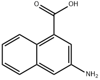 3-氨基-1-萘甲酸,32018-86-3,结构式