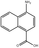 4-Amino-1-naphthoic acid Struktur