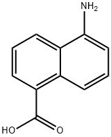 5-氨基萘-1-甲酸,32018-88-5,结构式