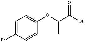2-(4-溴苯氧基)-丙酸, 32019-08-2, 结构式