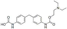 [Methylenebis(4,1-phenylene)]bis[carbamic acid 2-(diethylamino)ethyl] ester,32022-53-0,结构式