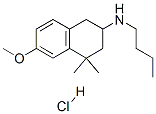 N-butyl-6-methoxy-4,4-dimethyl-tetralin-2-amine hydrochloride|