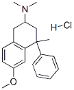 6-메톡시-N,N,4-트리메틸-4-페닐-테트랄린-2-아민염산염