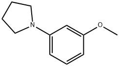 1-(3-METHOXY-PHENYL)-PYRROLIDINE 结构式