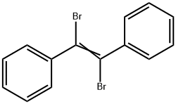 α,β-ジブロモスチルベン 化学構造式