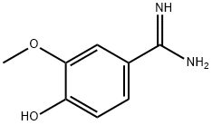 4-HYDROXY-3-METHOXY-BENZAMIDINE,32048-20-7,结构式