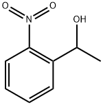 1-(2-ニトロフェニル)エタノール 化学構造式