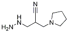 a-(hydrazinylMethyl)-1-Pyrrolidinepropanenitrile Structure