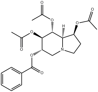 1,6,7,8-Indolizinetetrol, octahydro-, 1,7,8-triacetate 6-benzoate, (1S,6S,7R,8R,8aR)-|