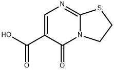 5-氧代-2,3-二氢-5H-嘧啶并[2,1-B][1,3]噻唑-6-羧酸, 32084-55-2, 结构式