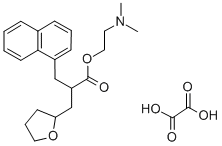 3209-86-7 alpha-(1-Naphthylmethyl)tetrahydro-2-furanpropionic acid 2-(dimethylam ino)ethyl ester oxalate