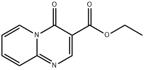 4-Oxo-4H-pyrido[1,2-a]pyrimidine-3-carboxylic acid ethyl ester Struktur