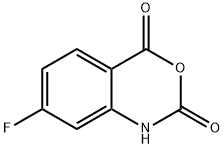 7-フルオロ-2H-3,1-ベンゾキサジン-2,4(1H)-ジオン 化学構造式