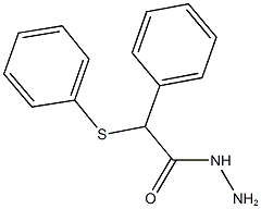 2-PHENYL-2-(PHENYLTHIO)ACETOHYDRAZIDE 化学構造式