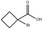 1-bromocyclobutane-1-carboxylic acid Struktur