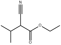 ethyl 2-cyano-3-methyl-butanoate Struktur