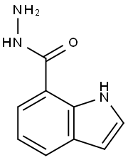 1H-INDOLE-7-CARBOHYDRAZIDE,321309-24-4,结构式