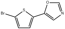 5-(5-BROMO-2-THIENYL)-1,3-OXAZOLE Struktur