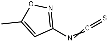 5-甲基-3-异噁唑基异硫氰酸,321309-33-5,结构式