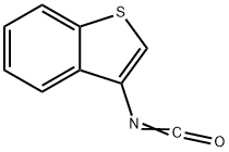 1-BENZOTHIOPHEN-3-YL ISOCYANATE 结构式
